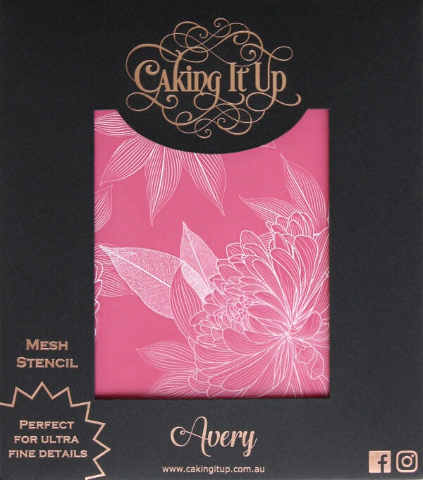 Caking It Up Mesh Stencil – Avery