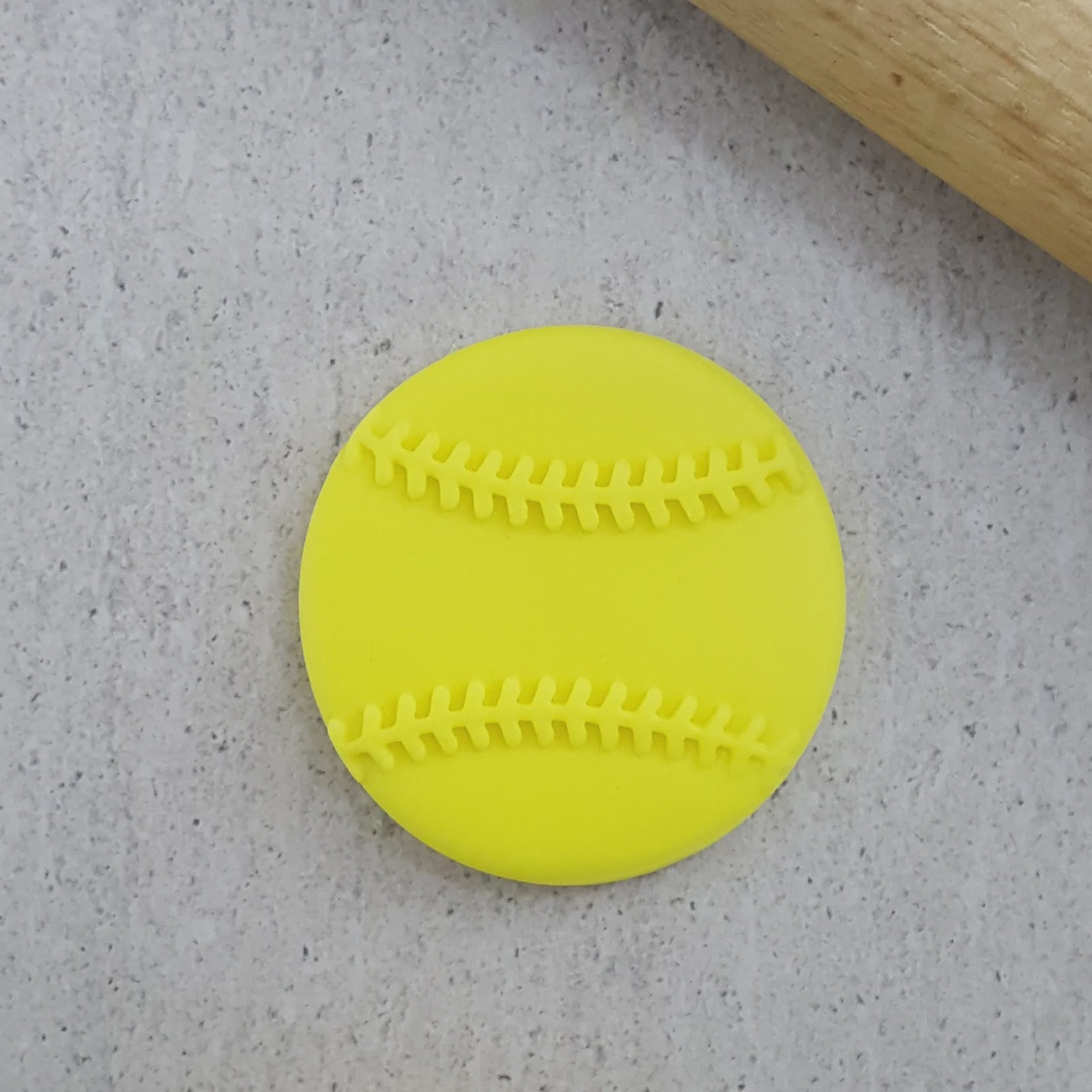 Custom Cookie Cutters Baseball Embosser