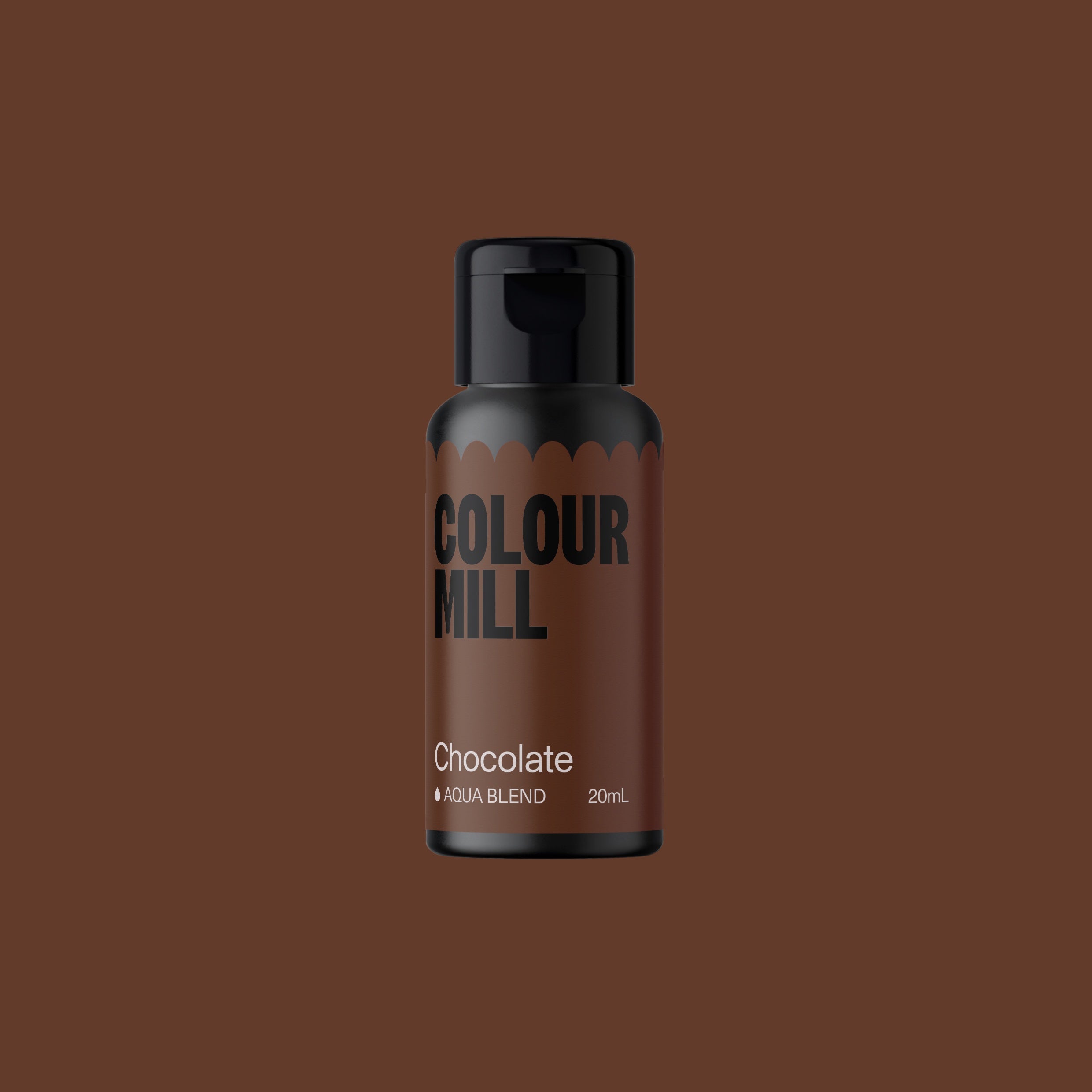 Colour Mill Aqua Blend Colouring 20ml - Chocolate