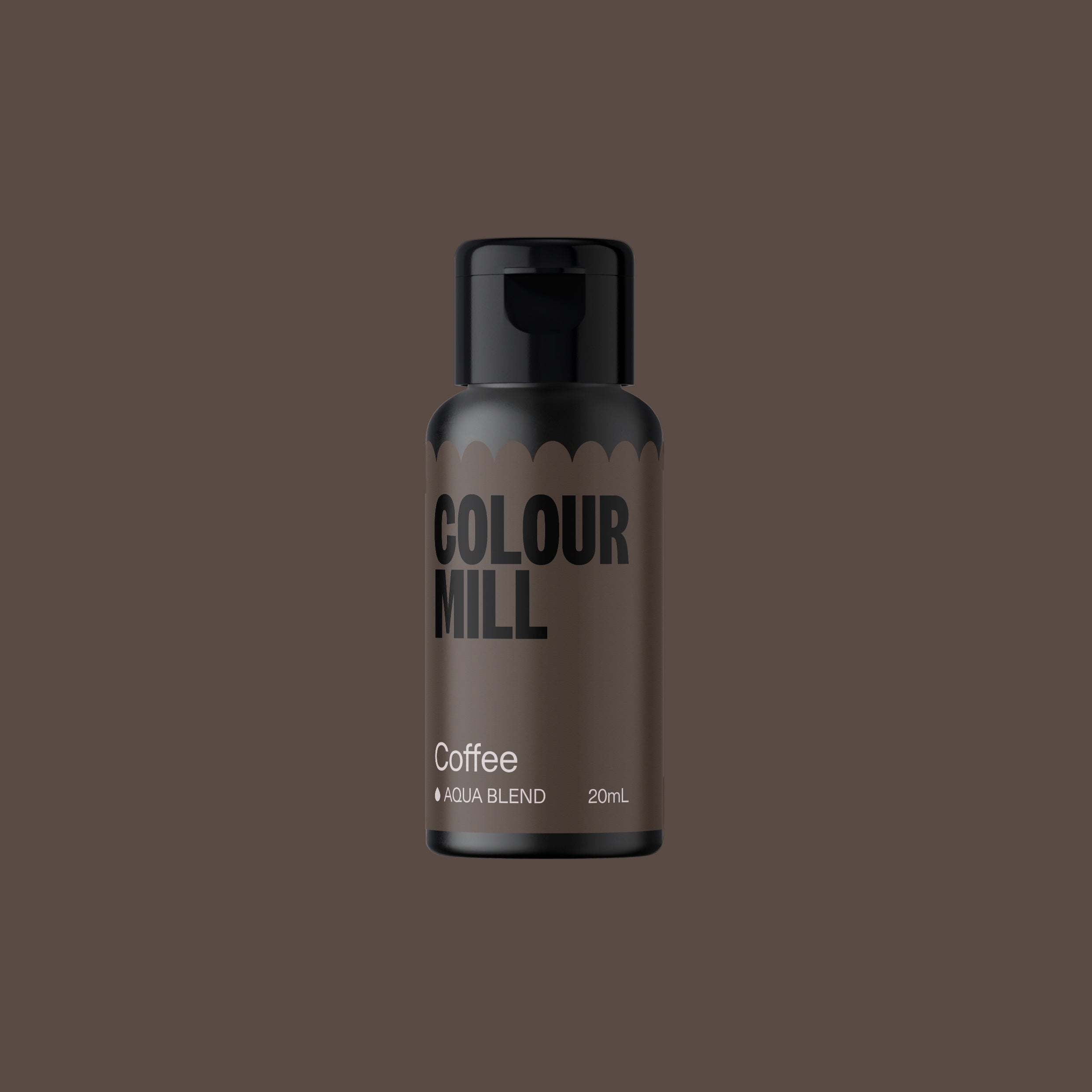Colour Mill Aqua Blend Colouring 20ml - Coffee