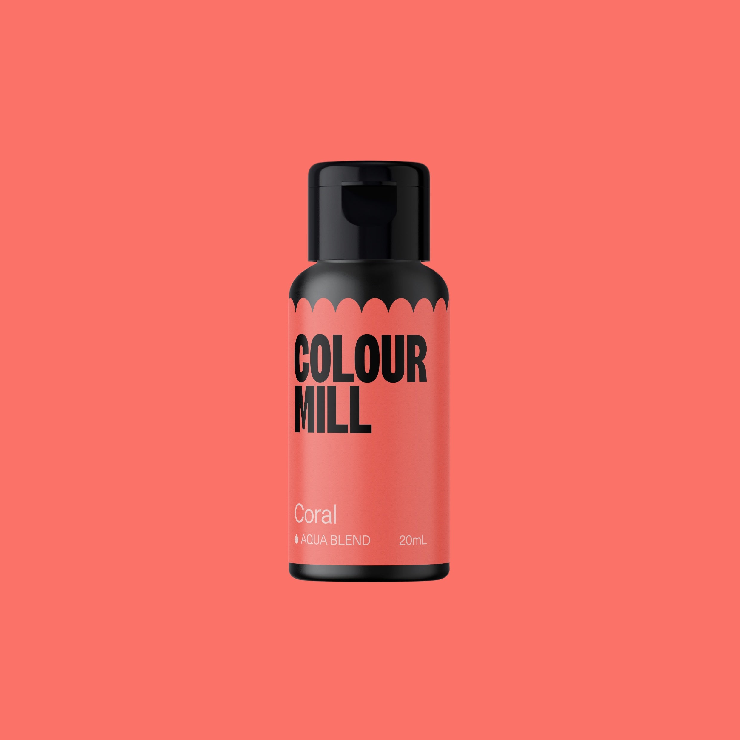 Colour Mill Aqua Blend Colouring 20ml - Coral