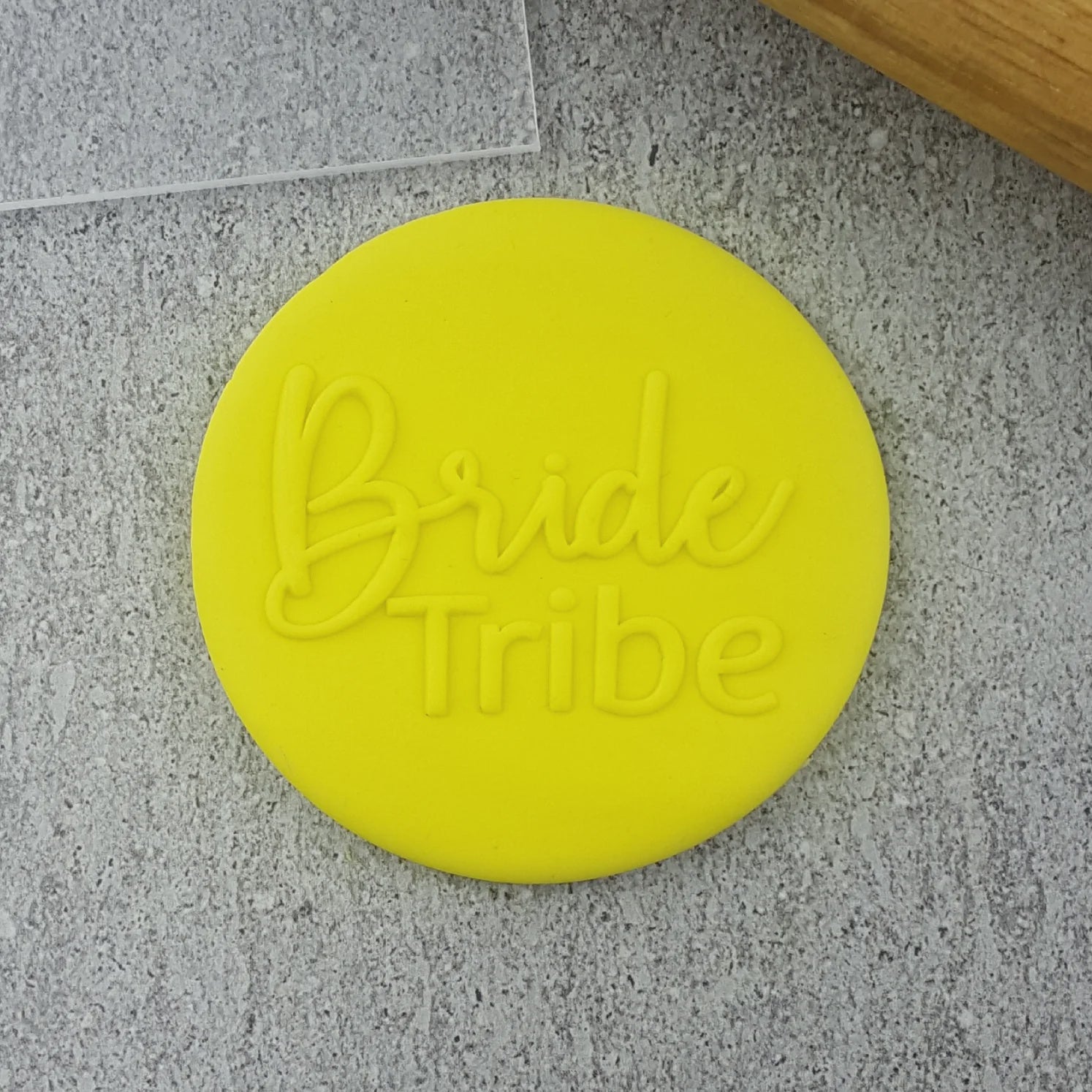 Custom Cookie Cutter Bride Tribe Debosser