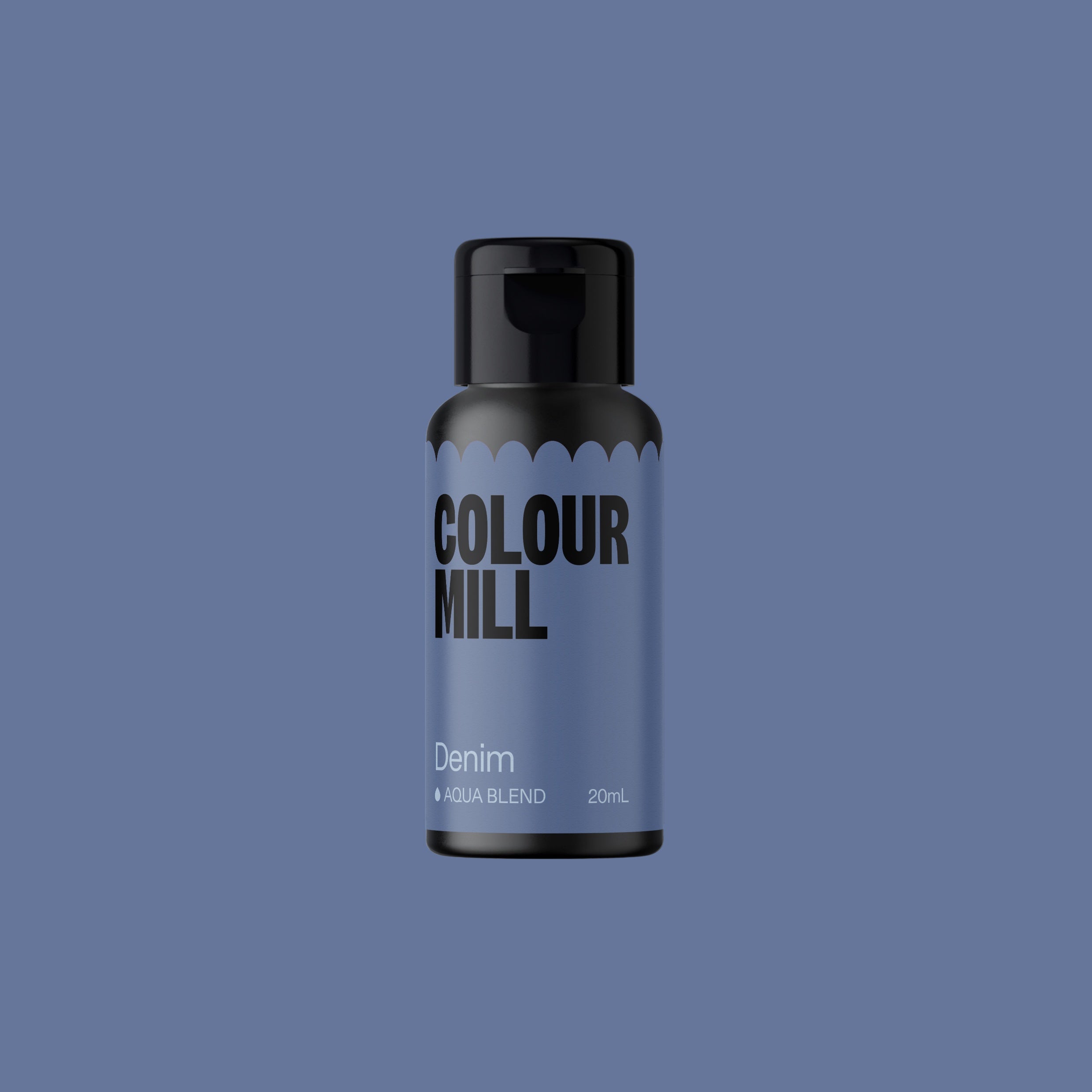 Colour Mill Aqua Blend Colouring 20ml - Denim
