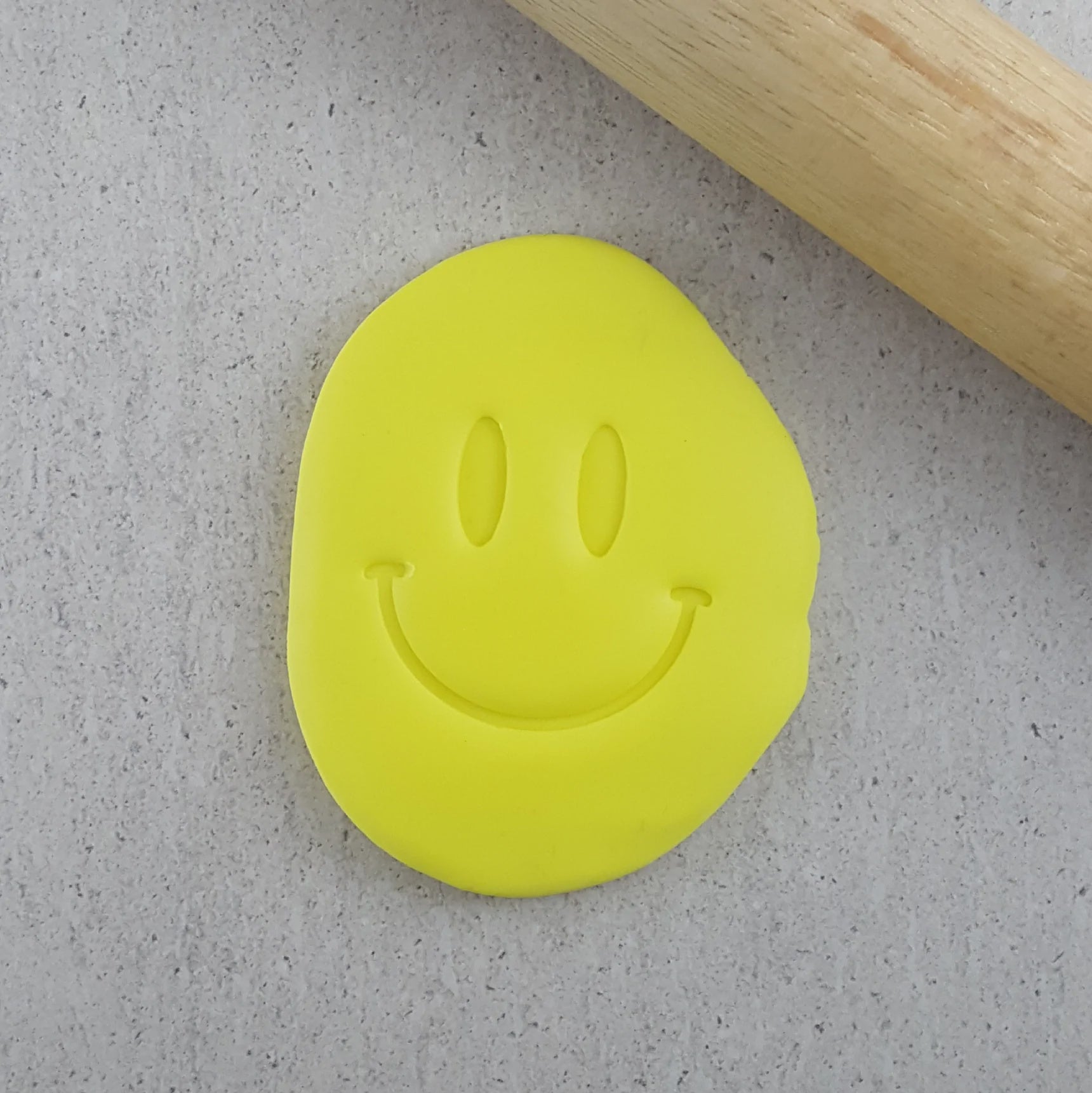 Custom Cookie Cutters Smiley Face Embosser