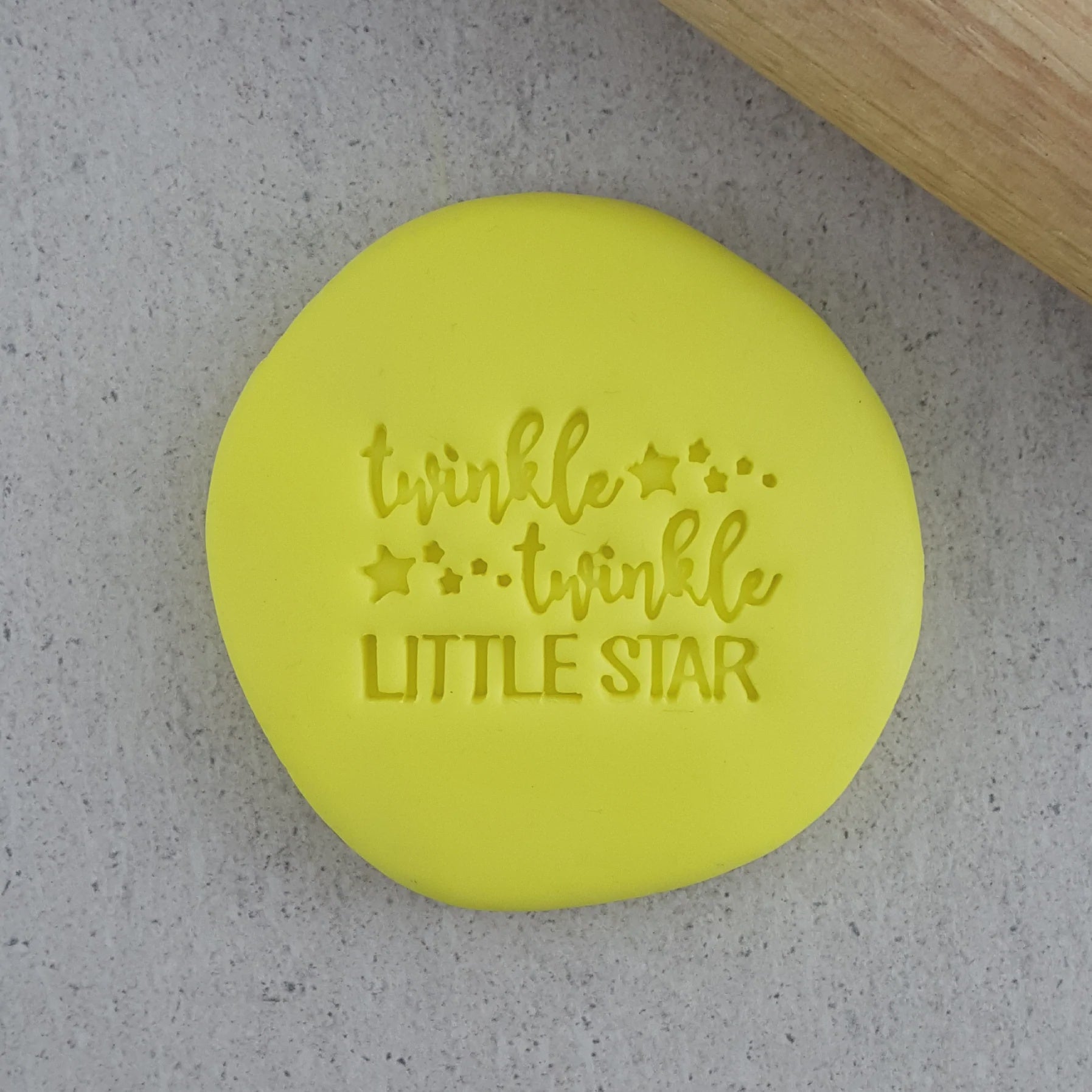 Custom Cookie Cutters Twinkle Twinkle Little Star Embosser