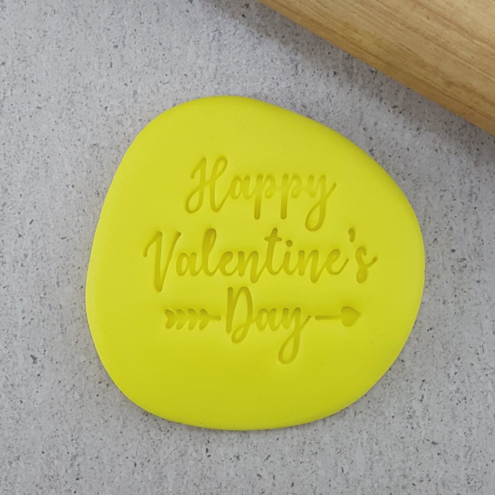 Custom Cookie Cutters Happy Valentine's Day Embosser