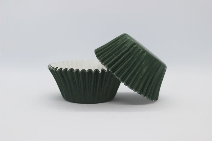 Cupcake Foil Cups 500 Pack - Medium 408 Dark Green