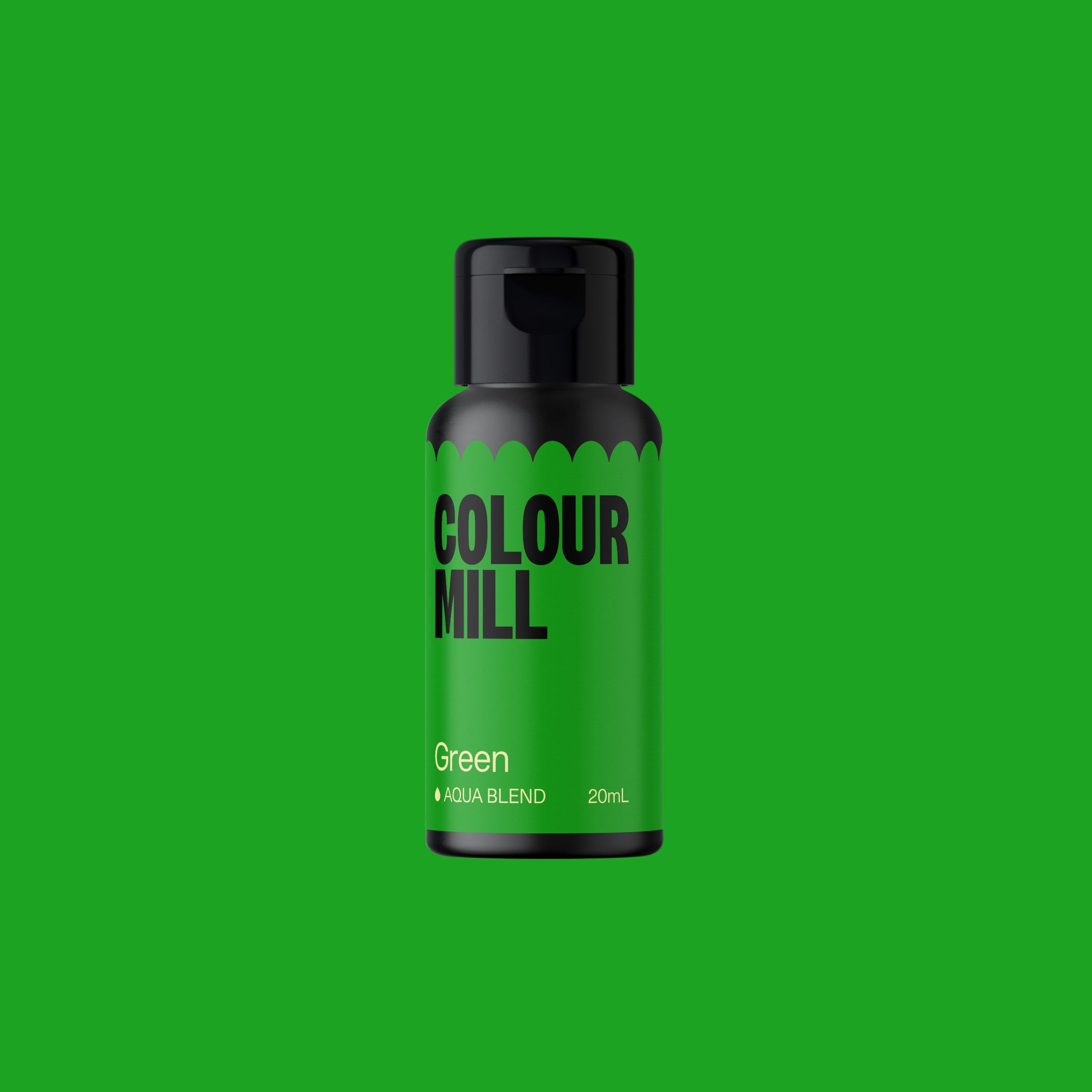 Colour Mill Aqua Blend Colouring 20ml - Green