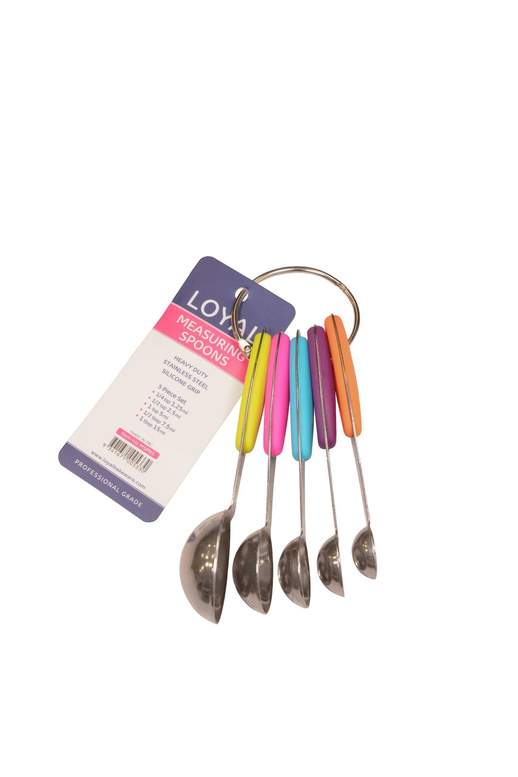 Loyal Measuring Spoons with Silicon Grip