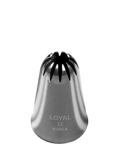 Loyal No.1E Drop Flower S/S Piping Tip