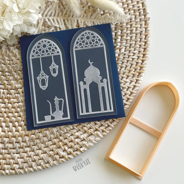 Eid Mosque and Iftar Window Cutter & Debosser Set (Little Biskut Level Up!)