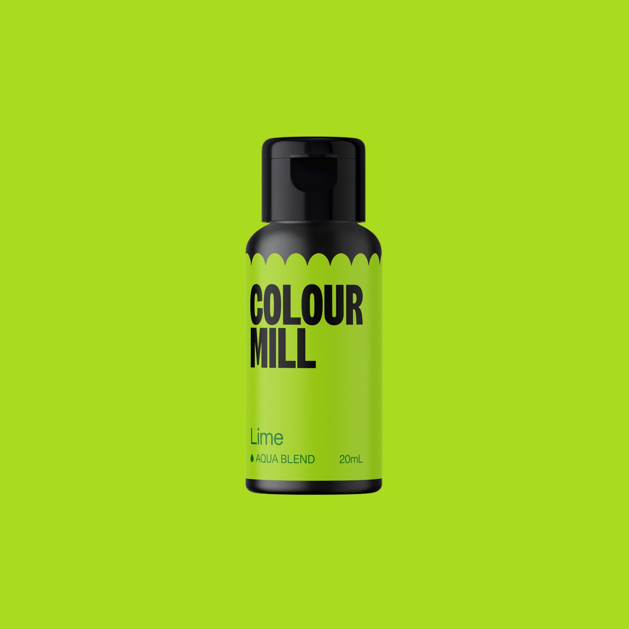 Colour Mill Aqua Blend Colouring 20ml - Lime