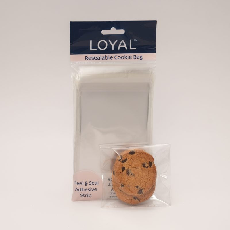 LOYAL Resealable Cookie Bag 90x130mm (3.5x5in)