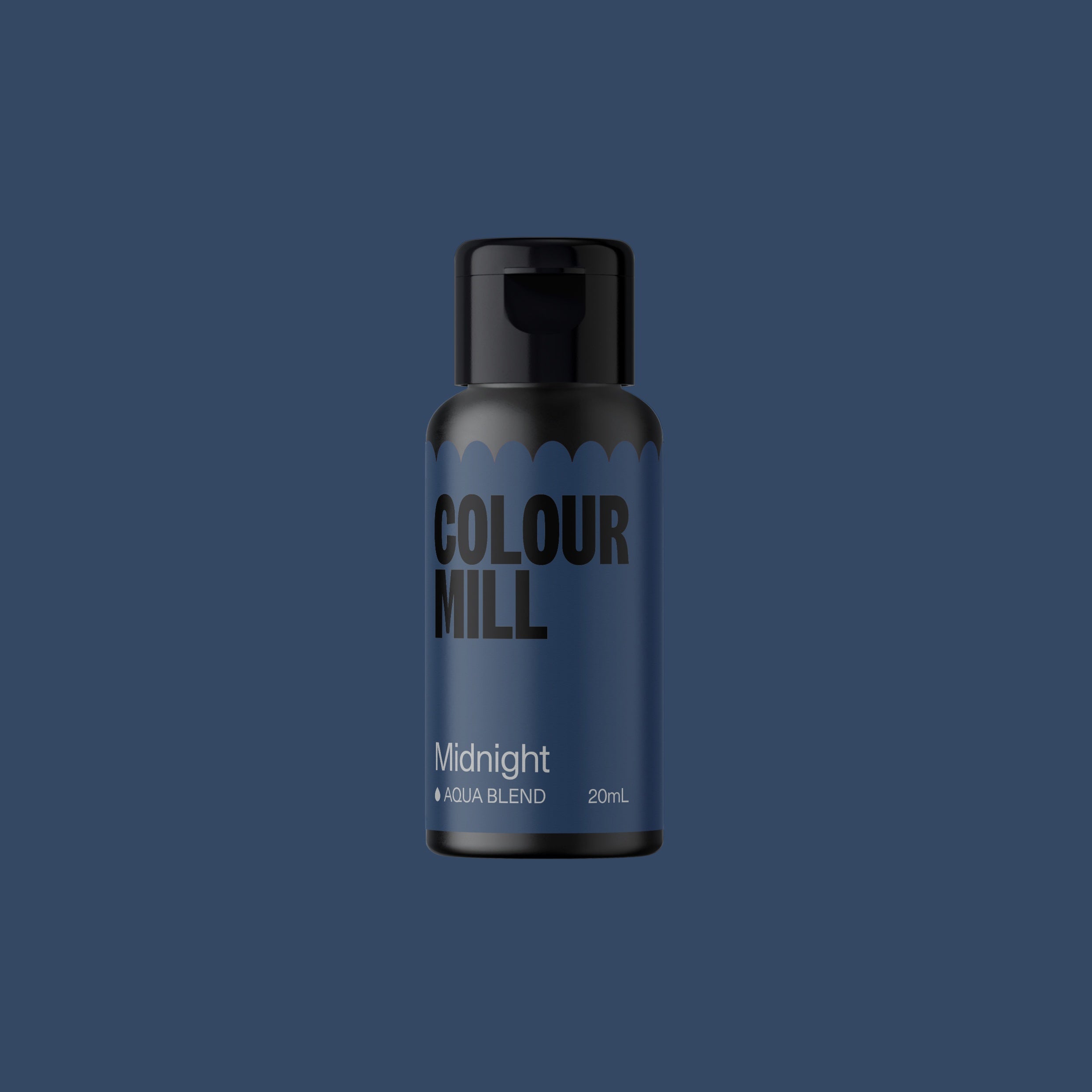 Colour Mill Aqua Blend Colouring 20ml - Midnight