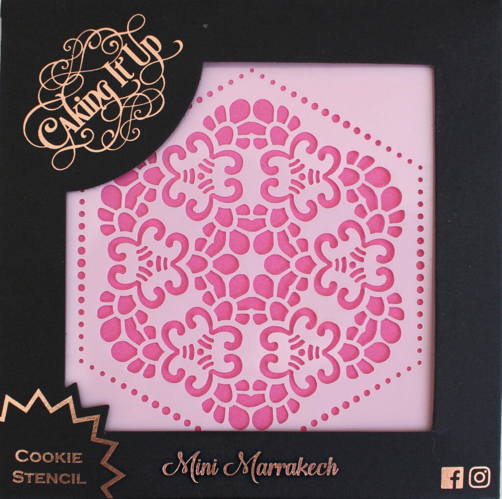 Caking It Up Cookie Stencil – Mini Marrakech
