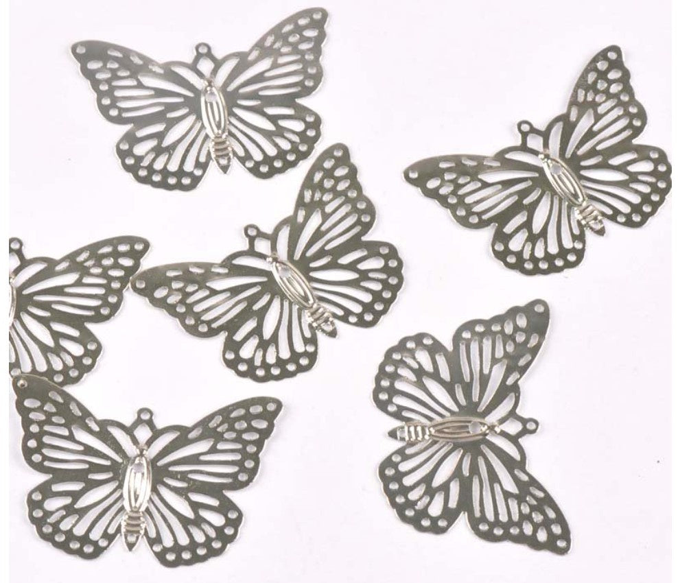 More Decos Butterflies Sweet  - Silver
