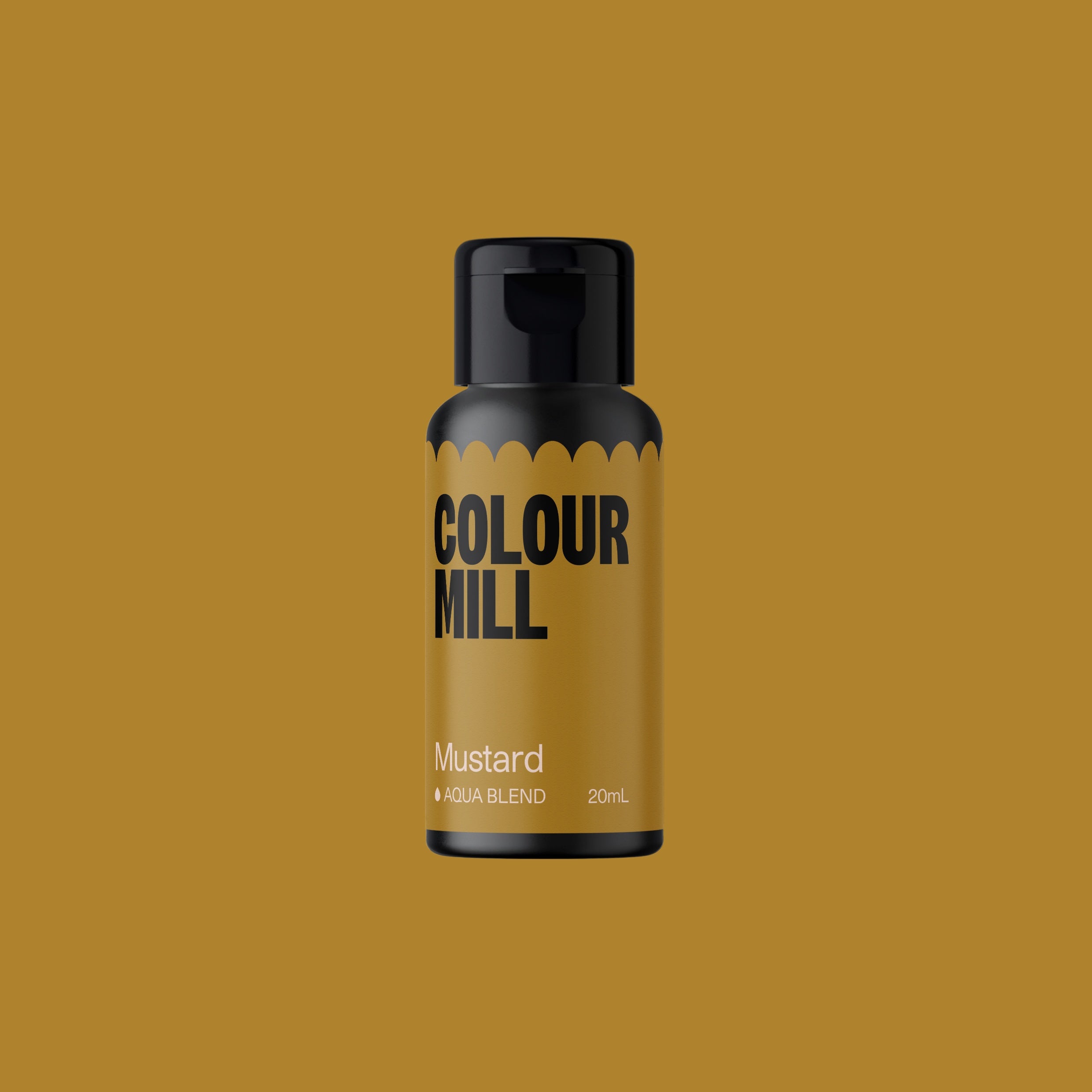 Colour Mill Aqua Blend Colouring 20ml - Mustard