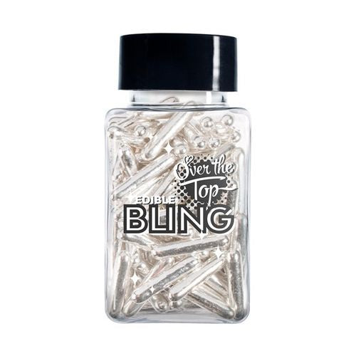 Over The Top Bling Metallic Rods Silver 70g