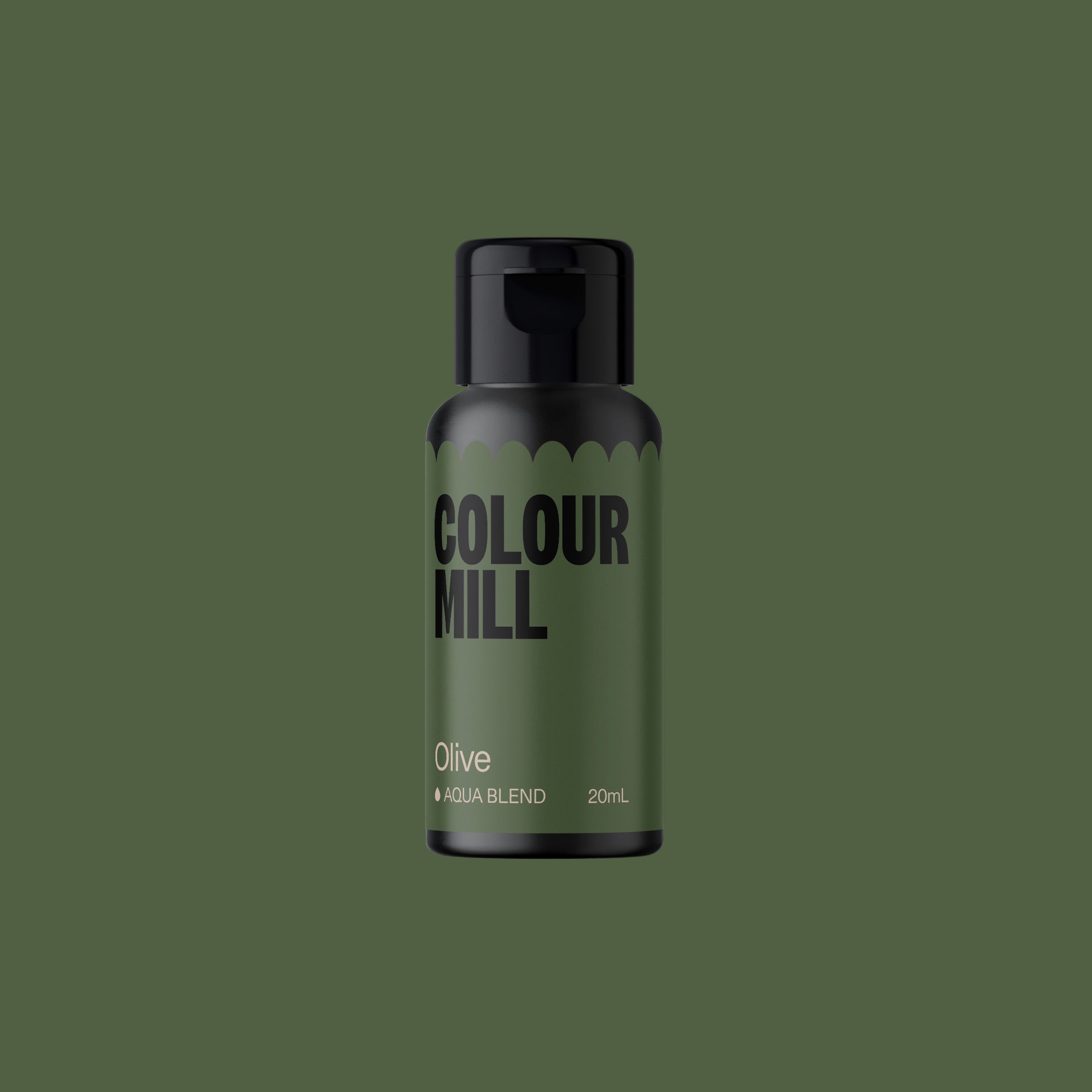 Colour Mill Aqua Blend Colouring 20ml - Olive