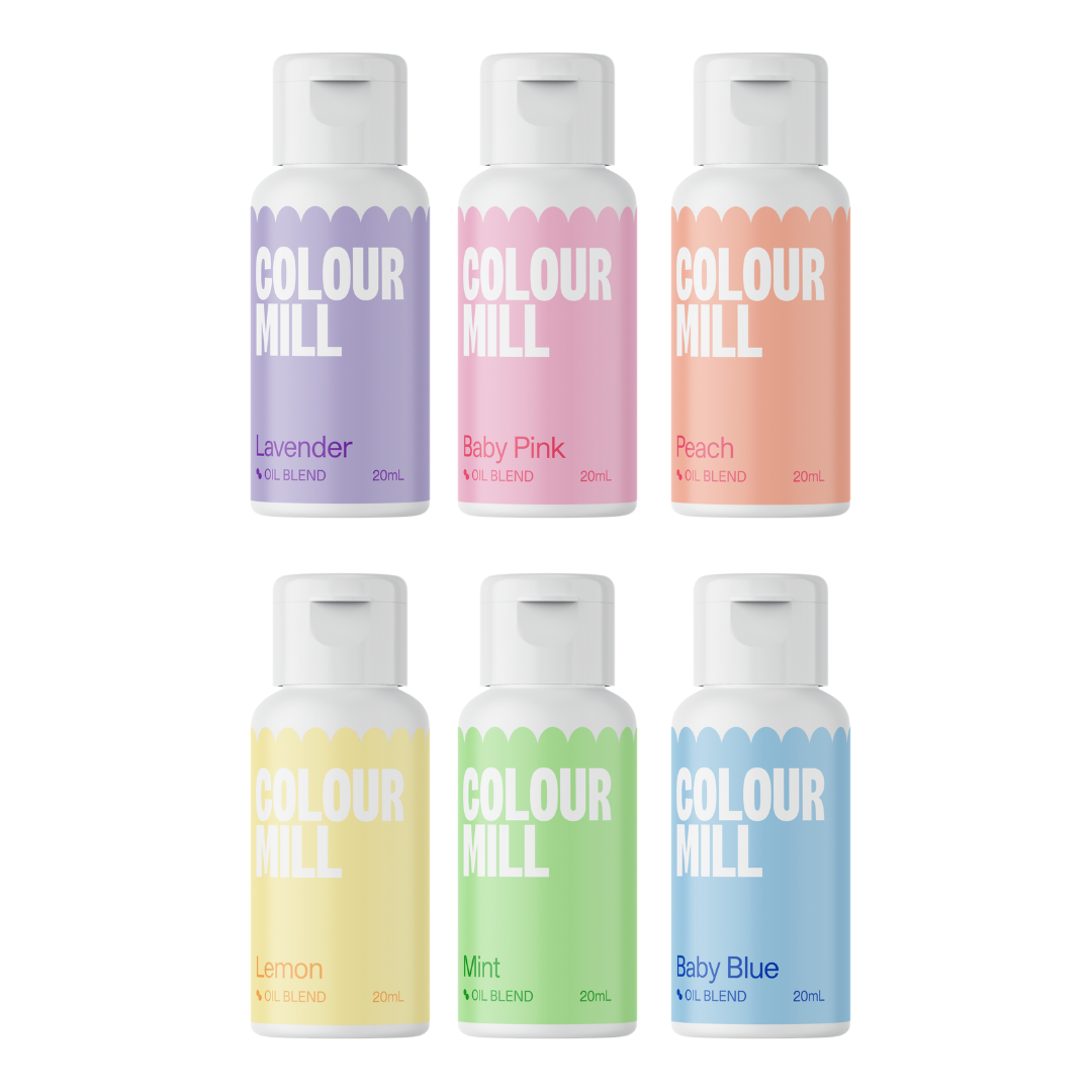 Colour Mill Oil Based Colouring - 20ml 6 Pack - Pastel