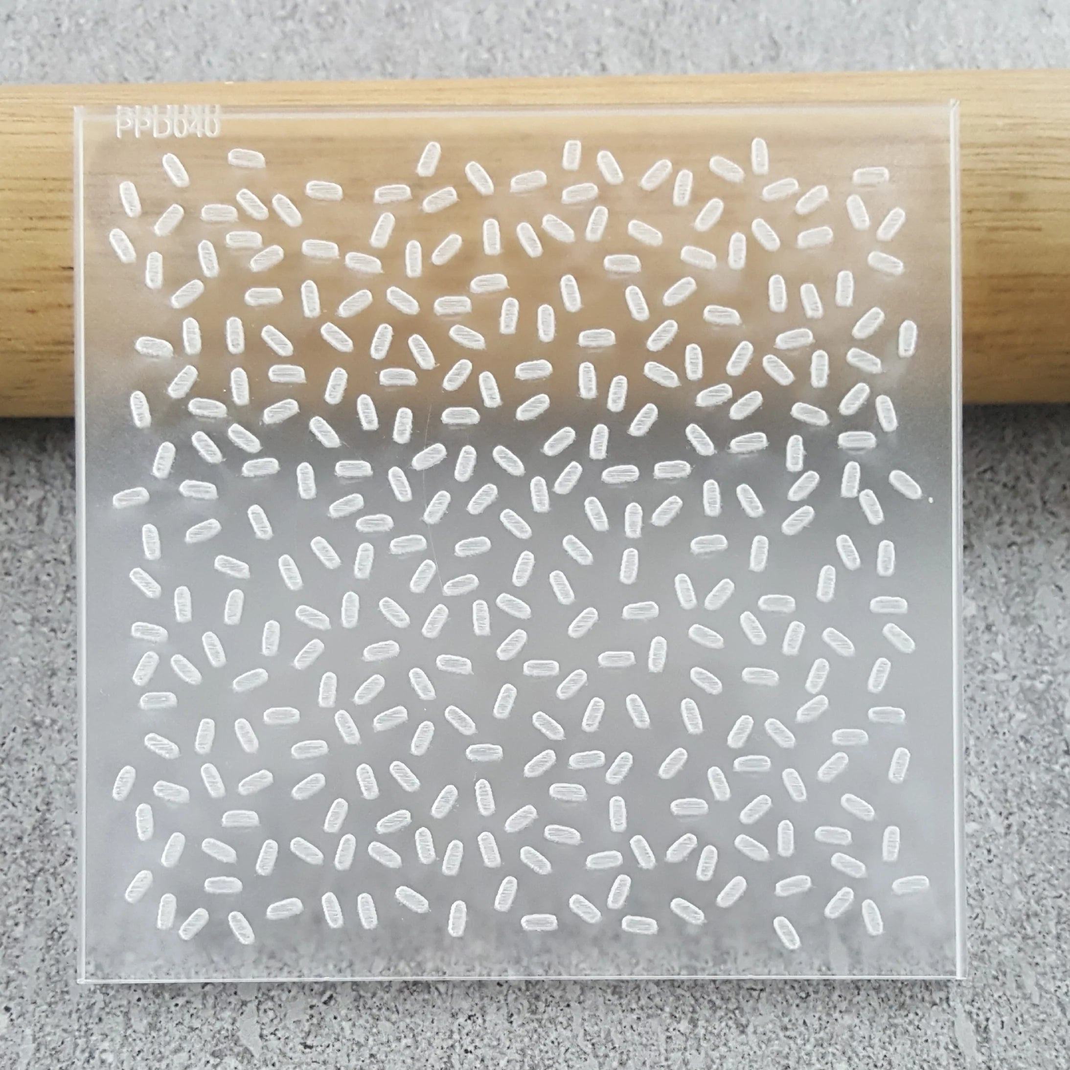 Custom Cookie Cutters Sprinkles Pattern Plate