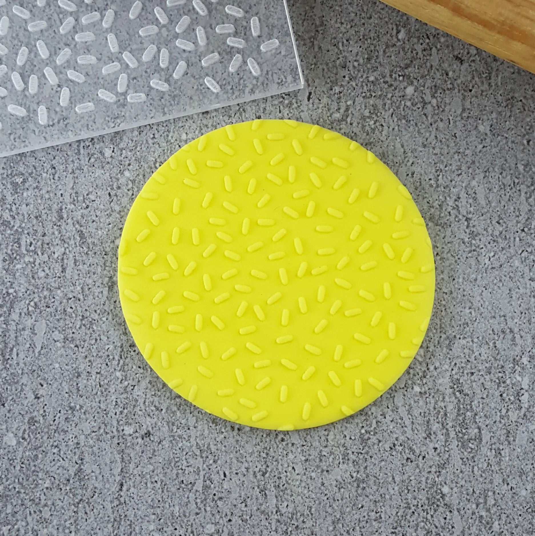 Custom Cookie Cutters Sprinkles Pattern Plate
