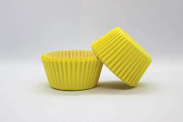 Cupcake Paper Cups 500 Pack - Small 398 Yellow