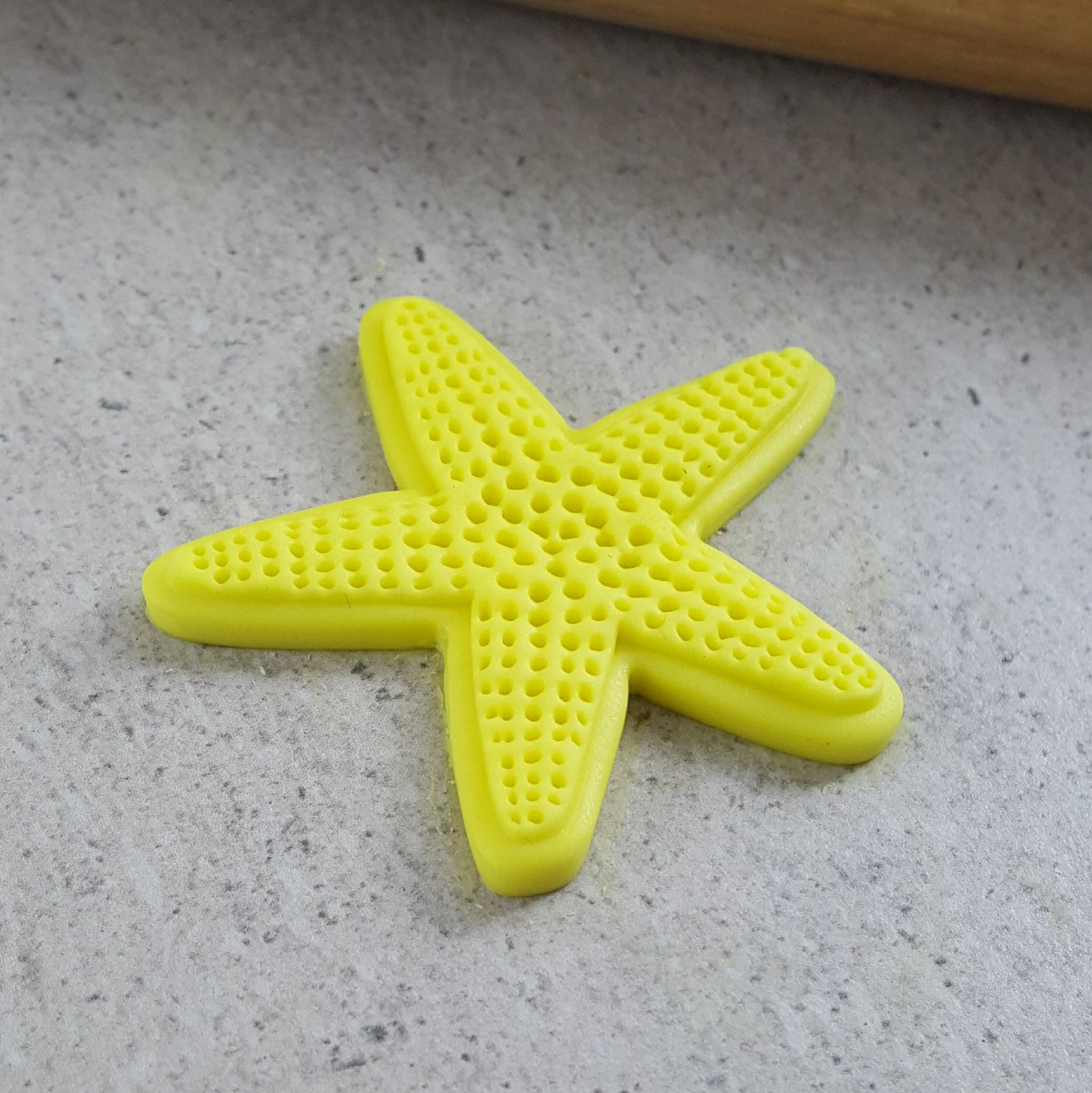 Custom Cookie Cutters Starfish Mini Cutter & Embosser Set