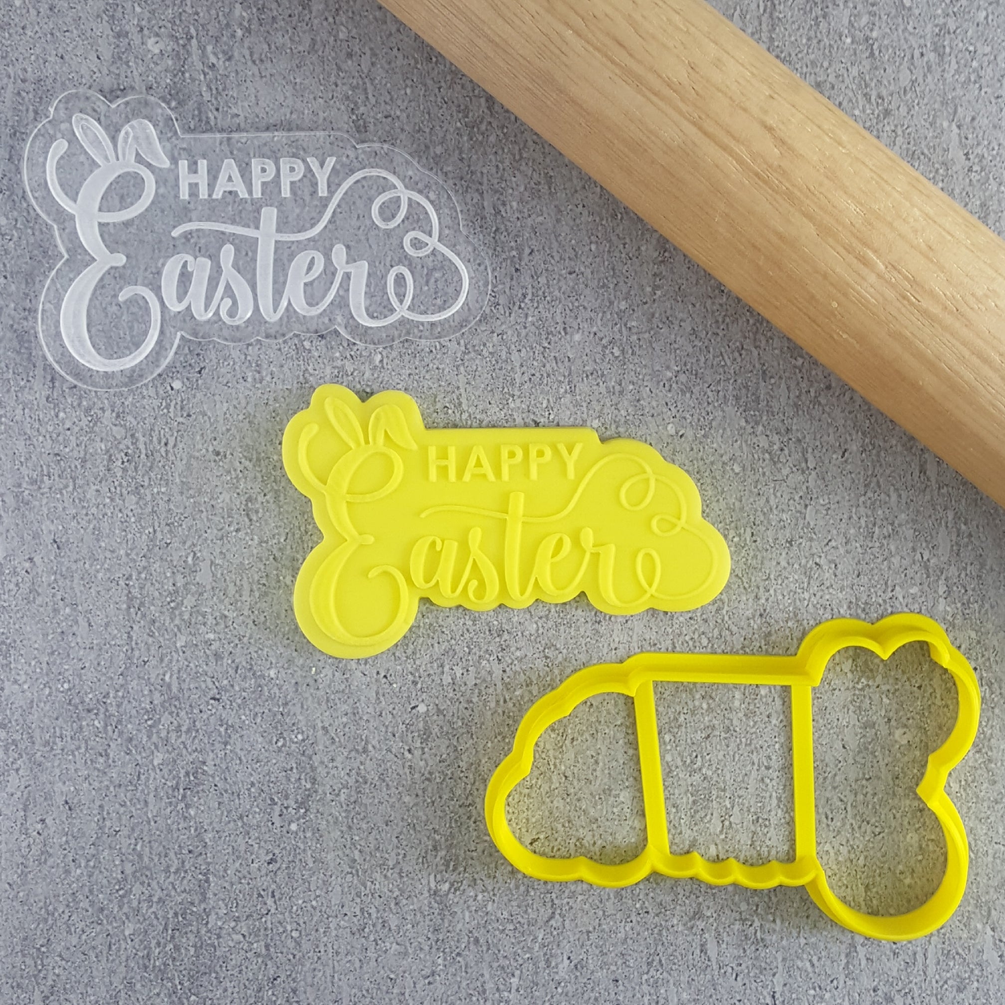 Custom Cookie Cutter Happy Easter Debosser & Cutter