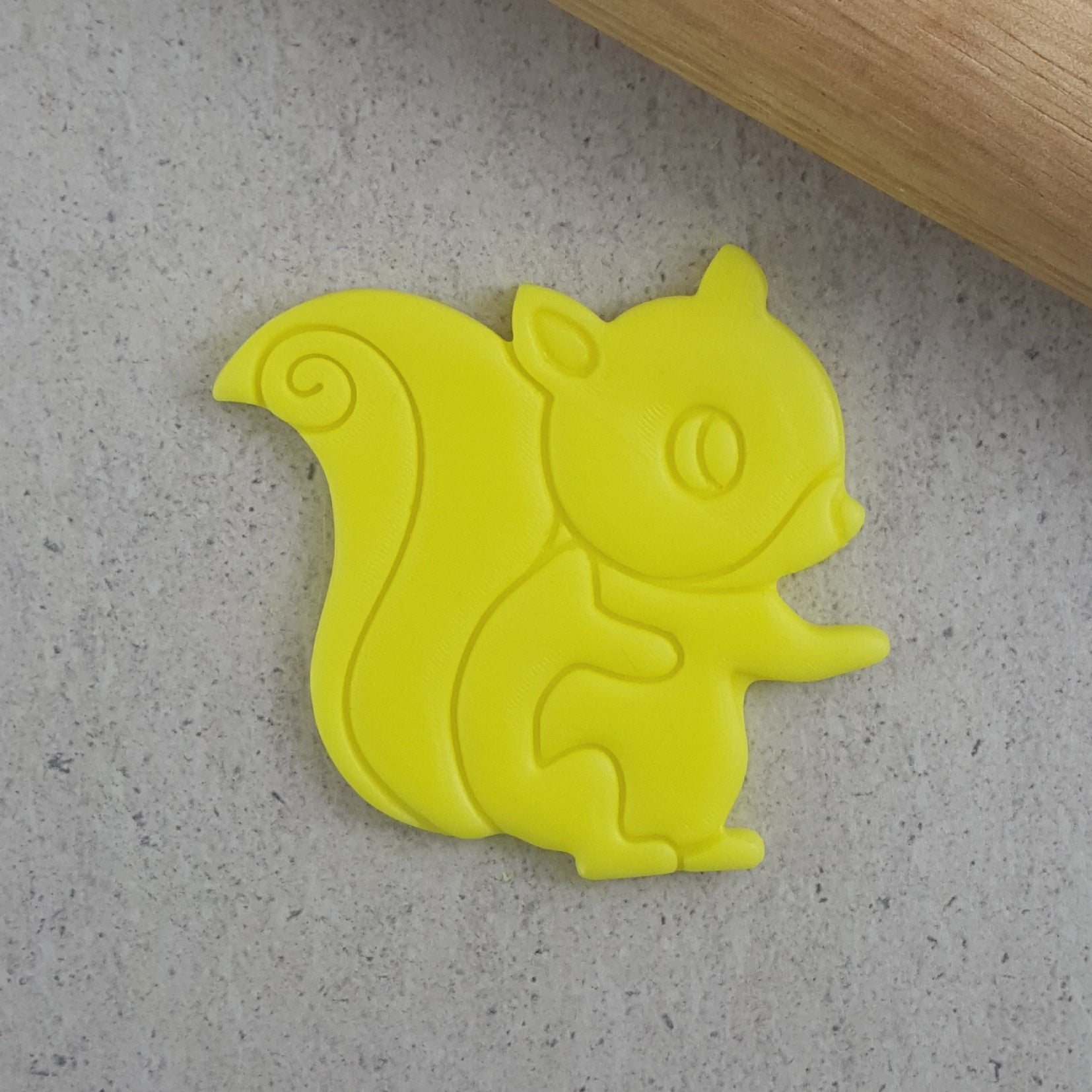 Custom Cookie Cutters Squirrel Cutter and Embosser Set