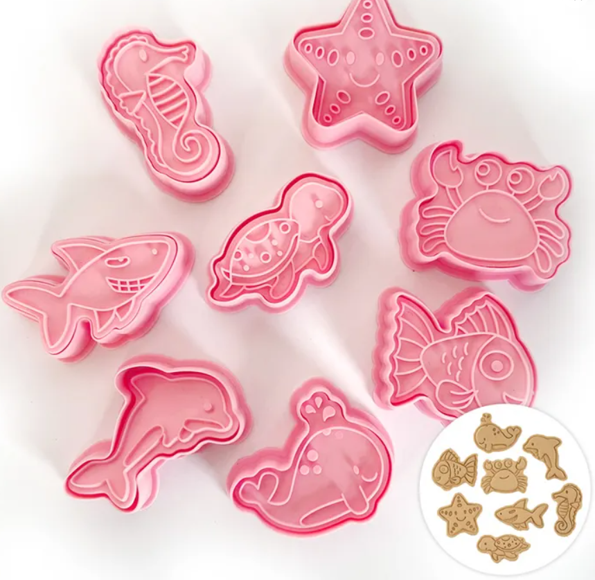 Sea/Ocean Cookie Cutter Set