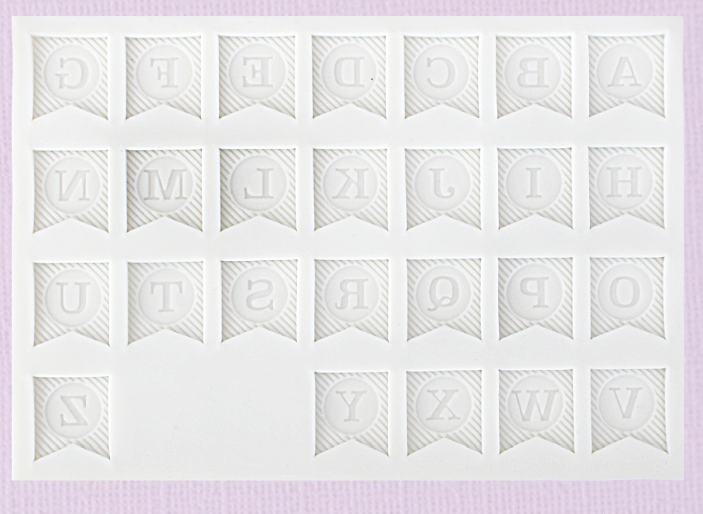 Caking it Up - Alphabet (Bunting) Silicone Mould