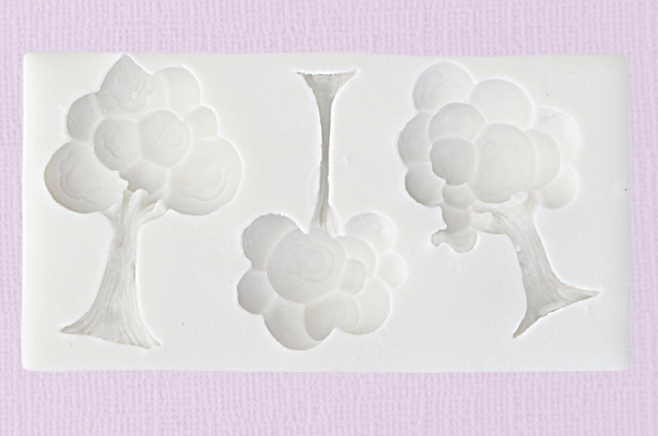 Caking it Up -  Trees 3pc Silicone Mould