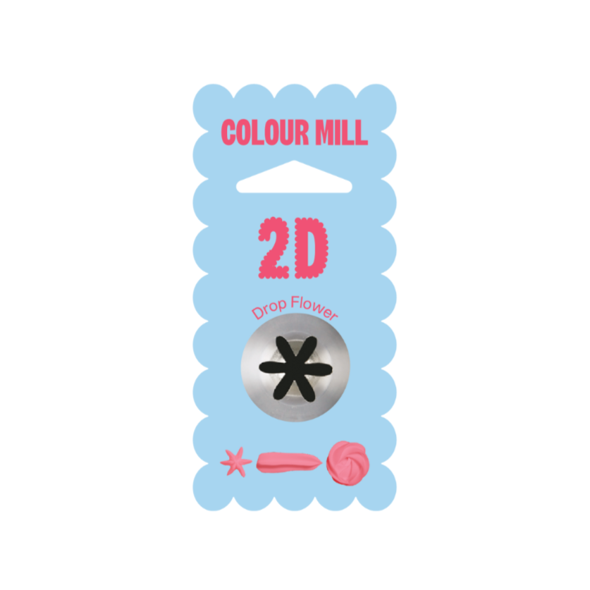 Colour Mill 2D Medium Drop Flower Piping Tip