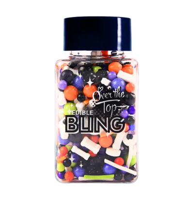 Rhinestone Silver Edible Glitter, 25g Jar | Fancy Sprinkles