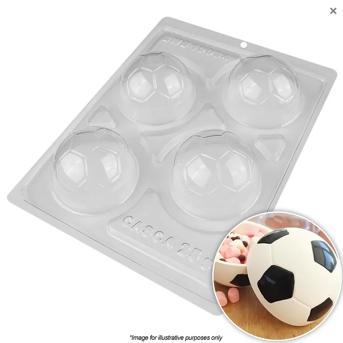 BWB Soccer Ball Mould 4 cavity
