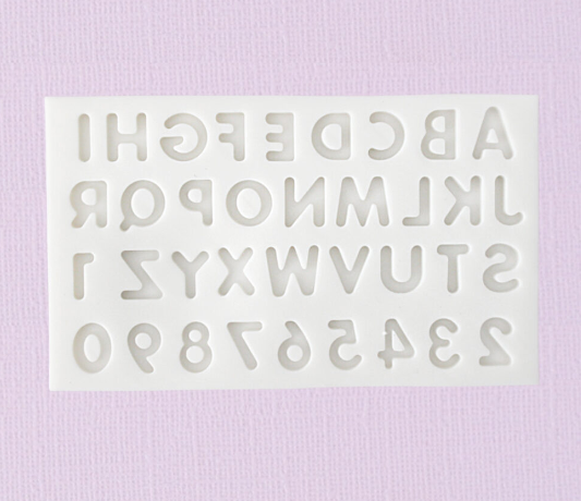 Caking it Up -  Alphabet and Numbers (Mini) Silicone Mould