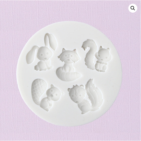 Caking it Up -  Forest Animals Silicone Mould