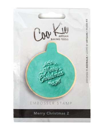 Coo Kie Embosse Stamp - Merry Christmas 2
