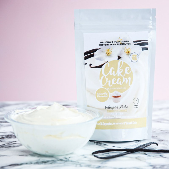Cake Cream Swiss Meringue Buttercream - Whisper White Vanilla Flavour 400g