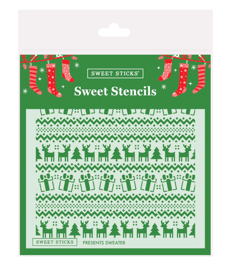 Christmas Present Sweater Stencil by Sweet Sticks