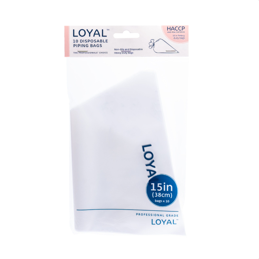 Loyal Disposable Piping Bags Clear 15" (10pc)