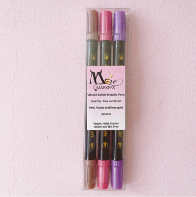 The Most Beautiful Metallic Edible markers & Paints - Your Baking