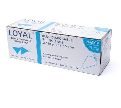 Loyal Disposable Piping Bags Blue 18"/46cm 100 Pack