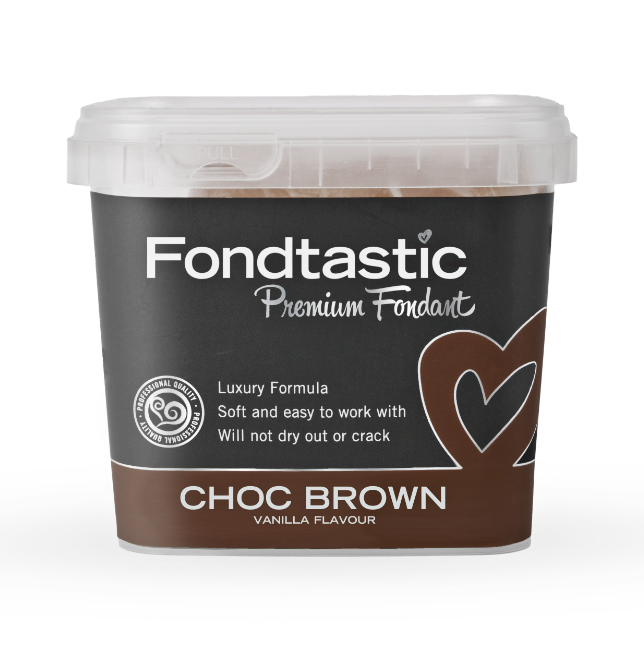 Fondtastic Premium Fondant - Choc Brown 1kg