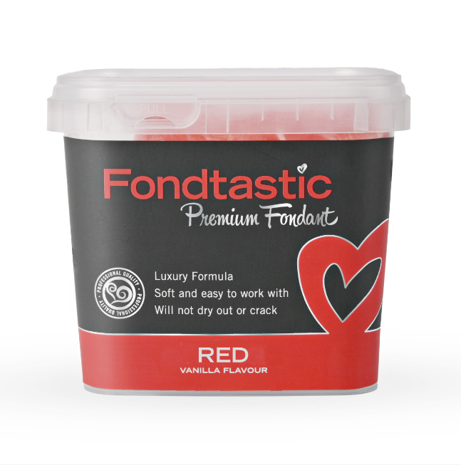 Fondtastic Premium Fondant - Red 1kg