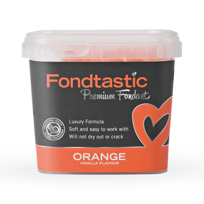 Fondtastic Premium Fondant - Orange 1kg