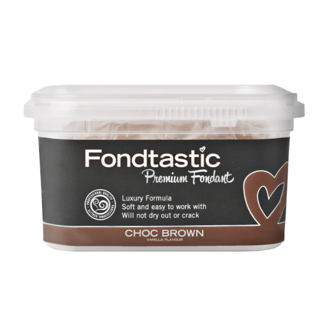 Fondtastic Premium Fondant - Choc Brown 250g