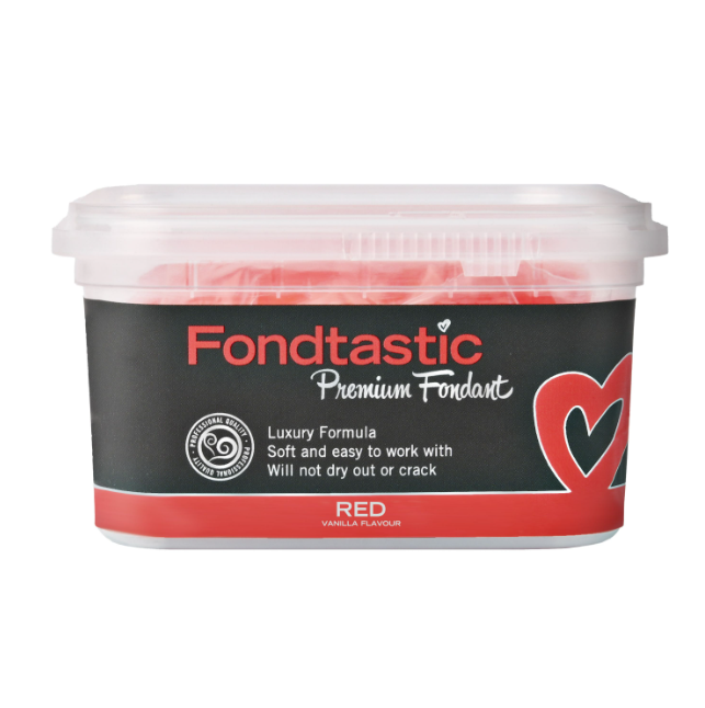 Fondtastic Premium Fondant - Red 250g