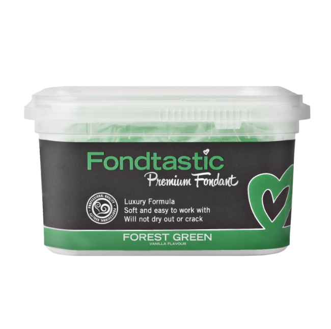 Fondtastic Premium Fondant - Forest Green 250g